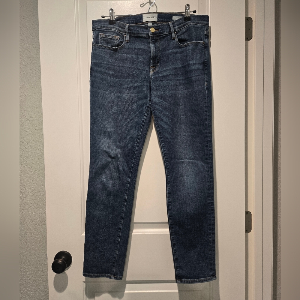 Frame Denim Le Garcon Mid-Rise Boyfriend  Revere Wash Jeans Size 28 - Picture 2 of 9